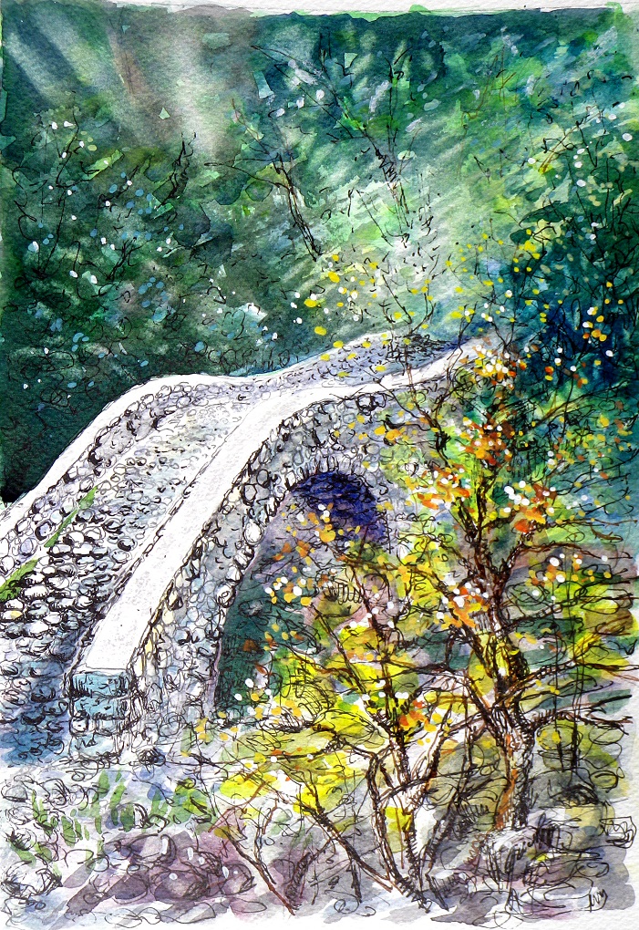 le pont romain jaujac
